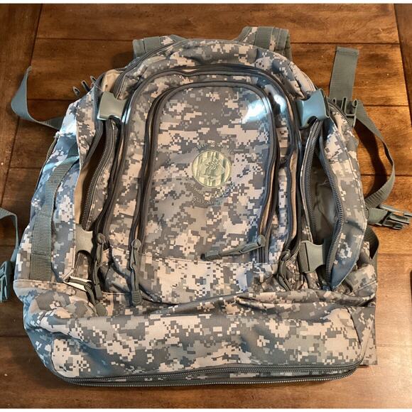 u s military Other - Code Alpha Militia Expandable Backpack Military Style Camouflage Hiking Camping